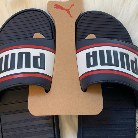 PUMA Slides Sanals Cool Cat Sport Retro NWT Men 10 - Picture 4 of 9